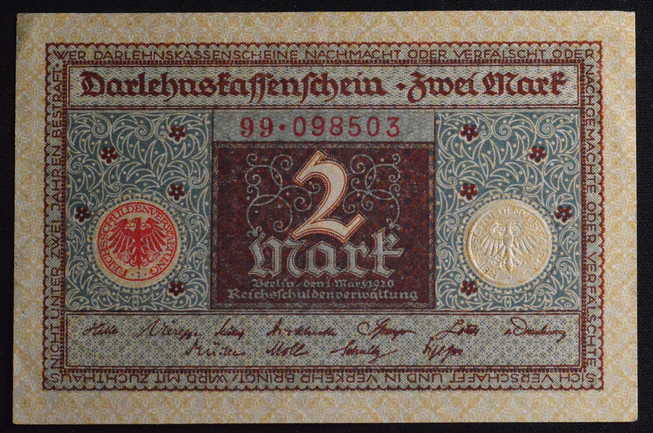 German Notgeld - 2 Mark Currency!!