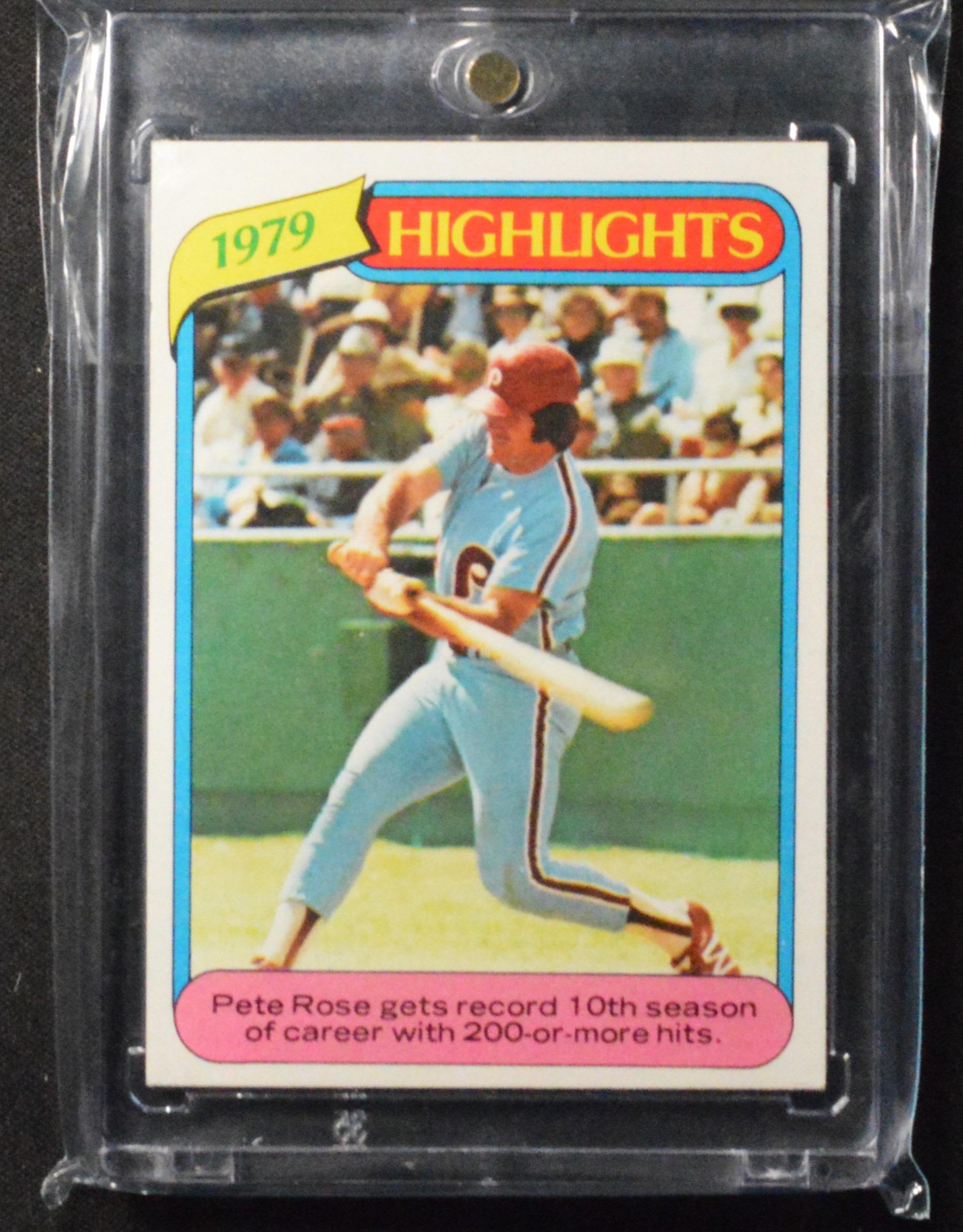 1979 Highlights Pete Rose Baseball Card