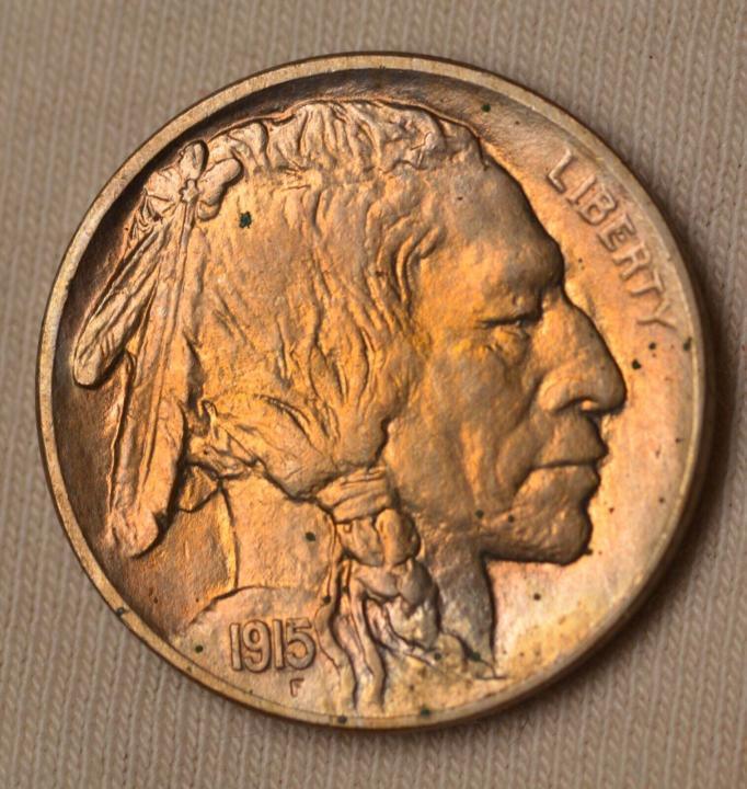 MARTIAN MARS VOLTA! 1915 BUFFALO NICKEL RADIANT LUSTER BRILLIANT PCGS MS62!