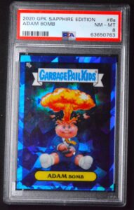 Garbage Pail Kids 2020 Sapphire Edition Adam Bomb PSA 8 Great Look!