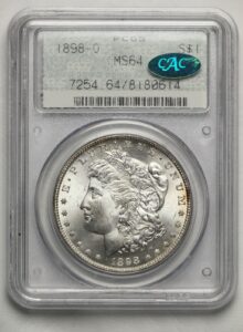 1901-O Morgan Dollar BLAST BRIGHT WHITE PCGS MS64 CAC Doily Holder Gorgeous!!