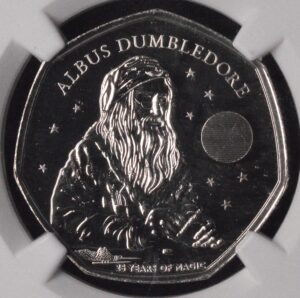 2023 HARRY POTTER DUMBLEDORE COMMEMORATIVE NGC MS67 DPL FIRST RELEASES TOP POP=8