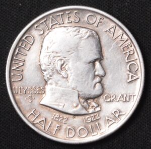 Gorgeous 1922 U.S Grant Commemorative Silver Half Dollar