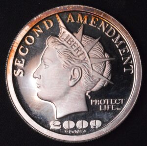 2009 $20 Liberty Norfed Dollar Silver Round