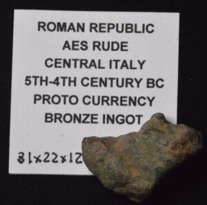Authentic Italian AES Rude Nugget 5th-4th Century Money RARE! 17.1 Grams!
